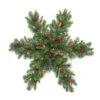 Crestwood Spruce 32 In. Artificial Snowflake With Battery Operated Warm White LED Lights -Northlight Shop national tree company christmas swag cw7 306 32sb4 1 64 1000