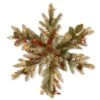 Decorative Collection Eucalyptus 32 In. Artificial Snowflake With Clear Lights -Northlight Shop national tree company christmas swag dc3 183l 32s 64 1000