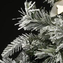 6 Ft. Frosted Colonial Fir Swag -Northlight Shop national tree company christmas swag peco8 865 6ms 44 1000