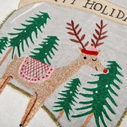 18 In. HGTV Home Collection Snow Globe Christmas Pillow -Northlight Shop national tree company christmas textiles hgtdd94 20348cc c3 1000