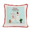 18 In. HGTV Home Collection Merry Christmas Llamas Pillow -Northlight Shop national tree company christmas textiles hgtdd94 20835cc 64 1000