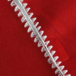 52 " General Store Collection Scalloped Red Christmas Tree Skirt -Northlight Shop national tree company christmas tree skirts ah63 15044al 1 1f 1000