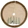 48 " Alpine Collection Snowman And Pines Christmas Tree Skirt -Northlight Shop national tree company christmas tree skirts ah63 y09542a 1 64 1000