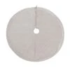 60 In. HGTV Home Collection Quilted Velvet Tree Skirt Ivory -Northlight Shop national tree company christmas tree skirts dd94 tdd1242iv 64 1000