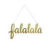 19 In. Gold Metal HGTV Home Collection "Falalala" Hanging Wall Decoration 17 19 In. Gold Metal HGTV Home Collection "Falalala" Hanging Wall Decoration -Northlight Shop national tree company christmas wall decorations hgtse96 0401811 64 1000