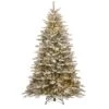 7.5 Ft. Snowy Sierra Spruce Artificial Christmas Tree With Clear Lights -Northlight Shop national tree company pre lit christmas trees pesif 300 75 64 1000