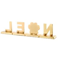 5 In. Silver Sparkle NOEL Stocking Holders (4-count) -Northlight Shop national tree company stocking holders mo57 mae20211 1 4f 1000