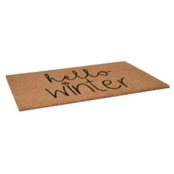 Hello Winter Doormat 24" X 36" -Northlight Shop natural black calloway mills christmas doormats 107142436 4f 1000