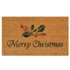 Christmas Holly 17 In. X 29 In. Coir Door Mat 15 Christmas Holly 17 In. X 29 In. Coir Door Mat -Northlight Shop natural green calloway mills christmas doormats 101881729 64 1000