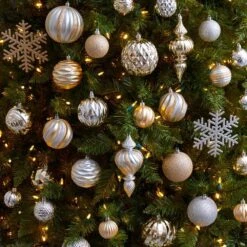 Holiday Deluxe 3.5 In. Multicolor Shatterproof Assorted Ornaments (81-Pack) -Northlight Shop nearly natural christmas ornament sets d1036 31 1000