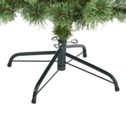 5 Ft. Pre-Lit White Mountain Pine Artificial Christmas Tree With 200 Clear LED Lights And Pine Cones 12 5 Ft. Pre-Lit White Mountain Pine Artificial Christmas Tree With 200 Clear LED Lights And Pine Cones -Northlight Shop nearly natural pre lit christmas trees t1640 1f 1000