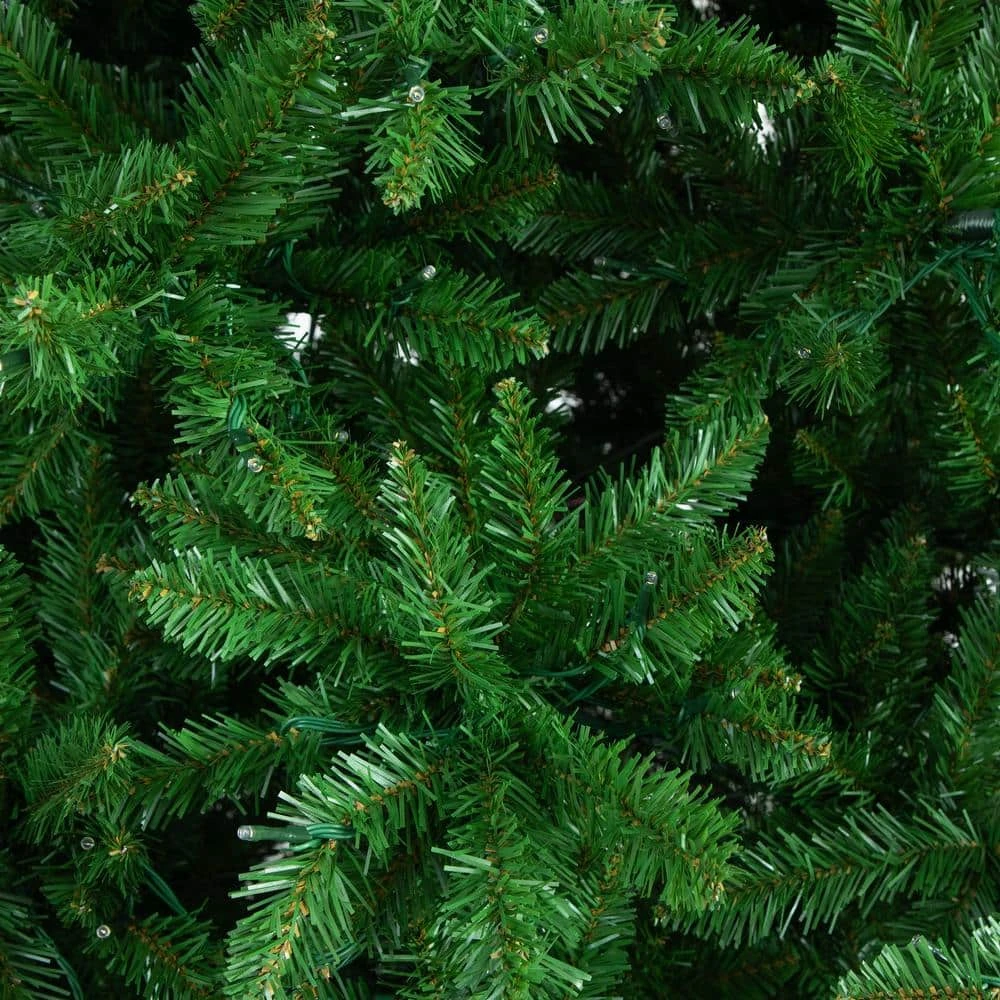 15 Ft. Pre-Lit LED Slim Green Mountain Pine Artificial Christmas Tree With 1900 Warm White Lights And 5460 Branches 3 15 Ft. Pre-Lit LED Slim Green Mountain Pine Artificial Christmas Tree With 1900 Warm White Lights And 5460 Branches - Image 3