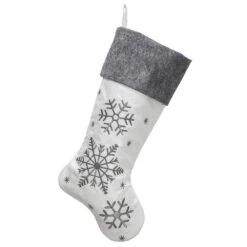 New Traditions 20 In White Linen Snowflake Christmas Stocking With Knit Cuff 3-pack 10 New Traditions 20 In White Linen Snowflake Christmas Stocking With Knit Cuff 3-pack -Northlight Shop new traditions simplify your holiday christmas stockings 1209482 1dd3 1f 1000