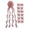 Christmas Tree Topper Bow And 12 Mini Bows Red And White Glitter Candy Cane Stripe Ribbon 7 Christmas Tree Topper Bow And 12 Mini Bows Red And White Glitter Candy Cane Stripe Ribbon -Northlight Shop new traditions simplify your holiday christmas tree toppers 49995112dd 64 1000