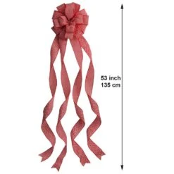 New Traditions 53 In Red Herringbone Print Christmas Tree Topper With 12 Matching Mini Bows 6 New Traditions 53 In Red Herringbone Print Christmas Tree Topper With 12 Matching Mini Bows -Northlight Shop new traditions simplify your holiday christmas tree toppers 49995116dd c3 1000