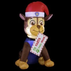 Nickelodeon 3.5 Ft. Pre-lit Inflatable Chase With Letter To Santa Airblown -Northlight Shop nickelodeon christmas inflatables 111808 c3 1000