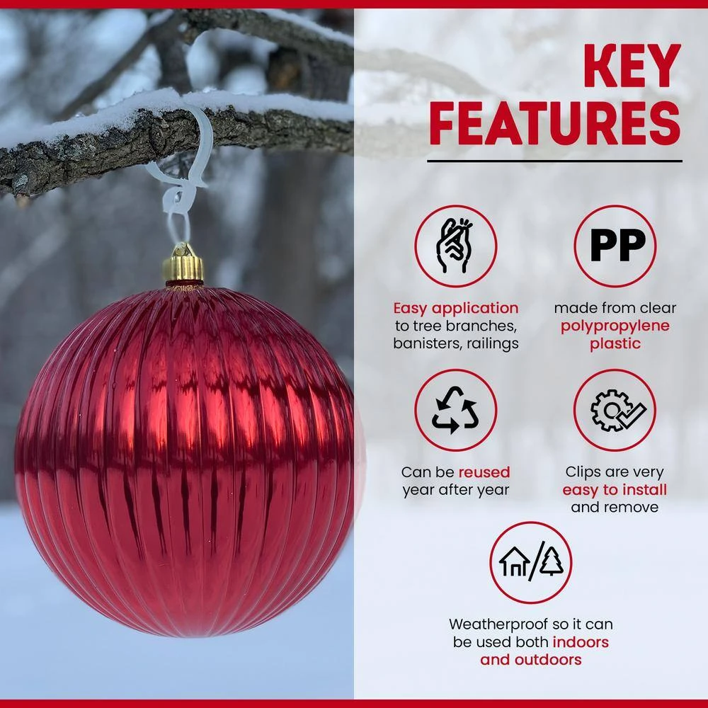 Christmas LightandOutdoor Decorations Tree Branch Clips, (25-Pack) 6 Christmas LightandOutdoor Decorations Tree Branch Clips, (25-Pack) - Image 6