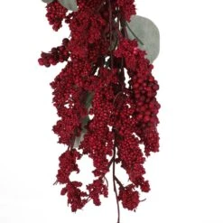 Donway 5 Ft. Eucalyptus Artificial Christmas Garland With Berries -Northlight Shop noble house christmas garland 107805 4f 1000