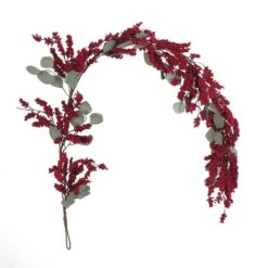 Donway 5 Ft. Eucalyptus Artificial Christmas Garland With Berries -Northlight Shop noble house christmas garland 107805 77 1000