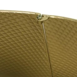 Hartselle 26 In. Gold Metal Christmas Tree Collar -Northlight Shop noble house christmas tree skirts 107663 1f 1000