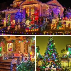 100 Ft. 50 LED Indoor Outdoor String Light For House Roof Patio Tree, Multicolor 11 100 Ft. 50 LED Indoor Outdoor String Light For House Roof Patio Tree, Multicolor -Northlight Shop nordic hygge christmas string lights b0c8b345bt 44 1000