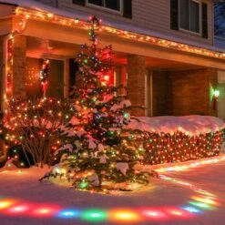 100 Ft. 50 LED Indoor Outdoor String Light For House Roof Patio Tree, Multicolor 13 100 Ft. 50 LED Indoor Outdoor String Light For House Roof Patio Tree, Multicolor -Northlight Shop nordic hygge christmas string lights b0c8b345bt 76 1000
