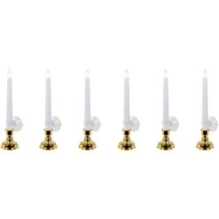 Northlight Single Light Window Candles With Remote And Timer-10 In. -White-Set Of 6 -Northlight Shop northlight christmas candles 35680744 1f 1000