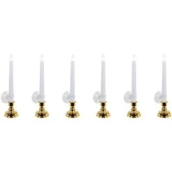 Northlight Single Light Window Candles With Remote And Timer-10 In. -White-Set Of 6 -Northlight Shop northlight christmas candles 35680744 44 1000