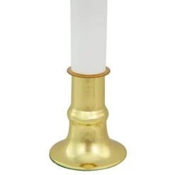 Northlight Single Light Window Candle With Timer-9 In. -White And Gold-Set Of 4 -Northlight Shop northlight christmas candles 35838578 1f 1000
