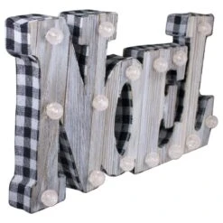 Northlight 47 In. Lighted 3D Wooden's NOEL's Christmas Table Top Decor -Northlight Shop northlight christmas centerpieces 34300497 c3 1000