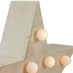 Northlight 9 .25 In. Lighted 5 Point Wooden Star Christmas Tabletop Decor -Northlight Shop northlight christmas centerpieces 34300513 4f 1000