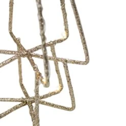 Northlight 17 .5 In. LED Lighted B/O Gold Glittered Wire Christmas C1 Tree - White Lights 7 Northlight 17 .5 In. LED Lighted B/O Gold Glittered Wire Christmas C1 Tree - White Lights -Northlight Shop northlight christmas centerpieces 34314440 4f 1000