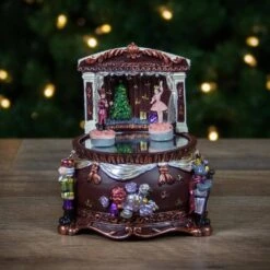 Northlight 5 In. Musical Dancing Nutcracker And Ballerina Christmas Music Box -Northlight Shop northlight christmas centerpieces 34811766 31 1000
