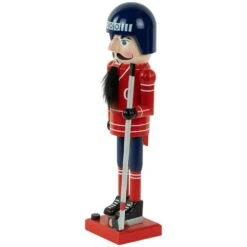 Northlight 14 In. Blue And Red Wooden Christmas Ice Hockey Player Nutcracker -Northlight Shop northlight christmas centerpieces 34851135 4f 1000
