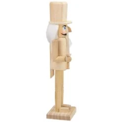 Northlight 15 In. Unfinished Paintable Wooden Christmas Nutcracker With Sword -Northlight Shop northlight christmas centerpieces 34851145 4f 1000