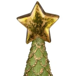 Northlight 17 .5 In. Green Christmas Tree Cone On Pedestal With Star Topper Table Top Decor 7 Northlight 17 .5 In. Green Christmas Tree Cone On Pedestal With Star Topper Table Top Decor -Northlight Shop northlight christmas centerpieces 34865422 4f 1000