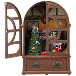 Northlight LED Lighted And Musical Retro Radio With Santa Scene Christmas Decoration-12.5" 10 Northlight LED Lighted And Musical Retro Radio With Santa Scene Christmas Decoration-12.5" -Northlight Shop northlight christmas centerpieces 35769679 4f 1000