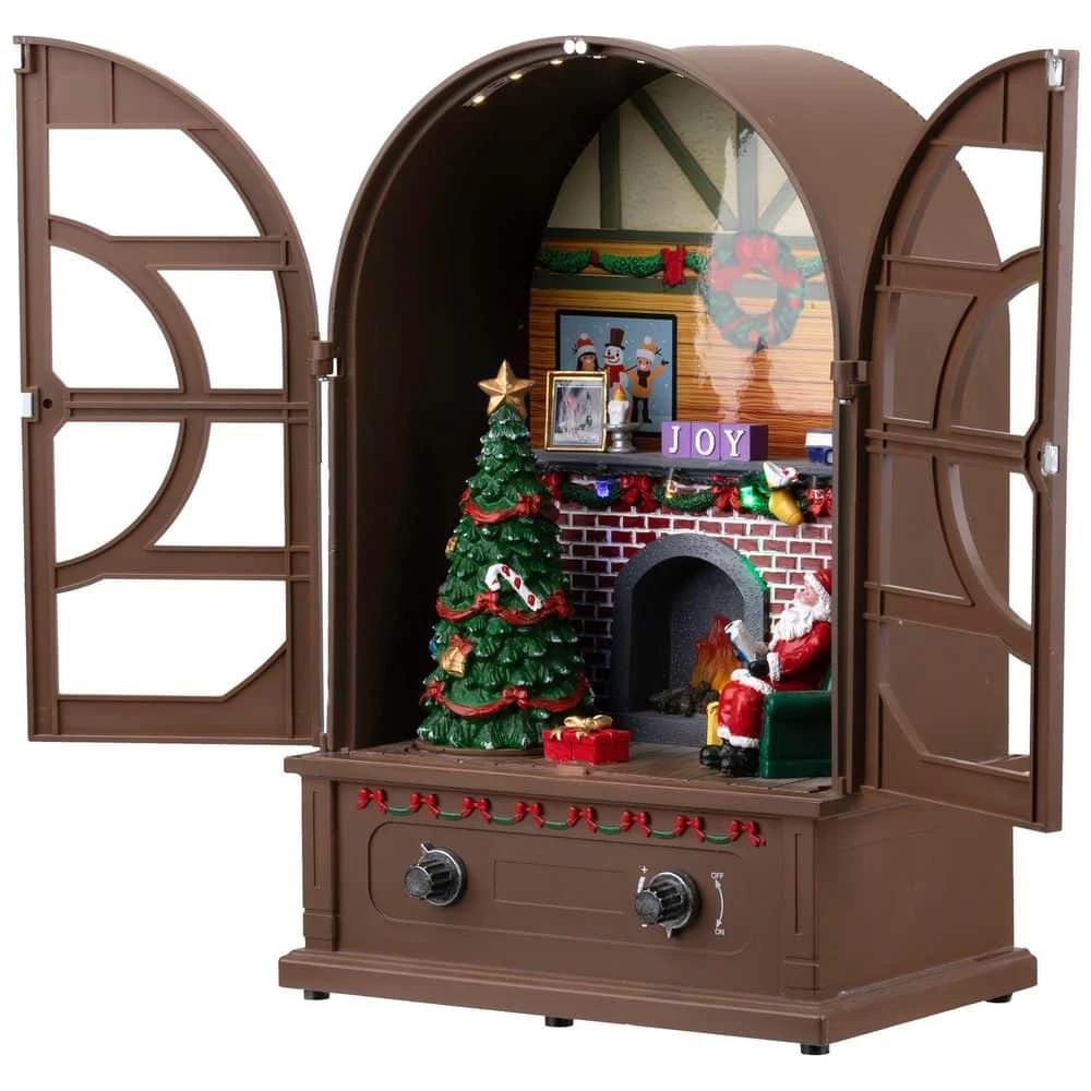 Northlight LED Lighted And Musical Retro Radio With Santa Scene Christmas Decoration-12.5" 6 Northlight LED Lighted And Musical Retro Radio With Santa Scene Christmas Decoration-12.5" - Image 6