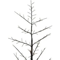 Northlight 7 Ft. Flat Black Tree Warm White LED Copper Wire Lights -Northlight Shop northlight christmas figurines 34850803 c3 1000