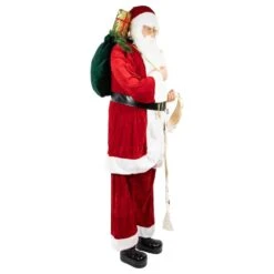 Northlight 72 In. Red And White Santa Claus With Naughty Or Nice List Christmas Figure -Northlight Shop northlight christmas figurines 35245919 4f 1000