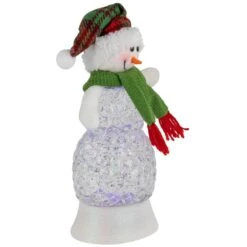 Northlight LED Lighted Acrylic Snowman Christmas Snow Globe-11 In. -Northlight Shop northlight christmas figurines 35690069 4f 1000