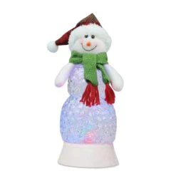 Northlight LED Lighted Acrylic Snowman Christmas Snow Globe-11 In. -Northlight Shop northlight christmas figurines 35690069 76 1000