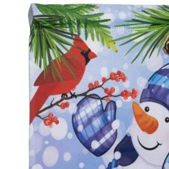 Northlight 12.5 In. X 18 In. Let It Snow Snowman And Cardinal Outdoor Garden Flag -Northlight Shop northlight christmas garage door decorations 34336800 1f 1000
