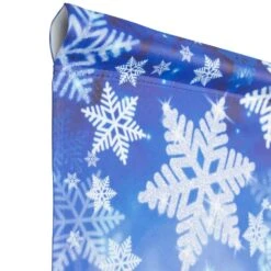 Northlight 28 In. X 40 In. Merry Christmas And Snowflakes Blue And White Garden Flag -Northlight Shop northlight christmas garage door decorations 34336824 76 1000