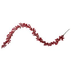 Northlight 5 Ft. Unlit Decorative Shiny Red Berries Artificial Christmas Garland