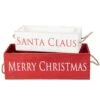 Northlight 12 In. To 13.75 In. Red And White Wood Organizer Boxes Christmas Decorations (Set Of 2) -Northlight Shop northlight christmas gift boxes 34308715 64 1000