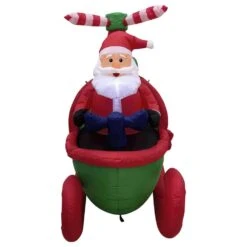 Northlight Lighted Inflatable Santa With Helicopter Outdoor Christmas Decoration-7ft. -Northlight Shop northlight christmas inflatables 35768192 1f 1000