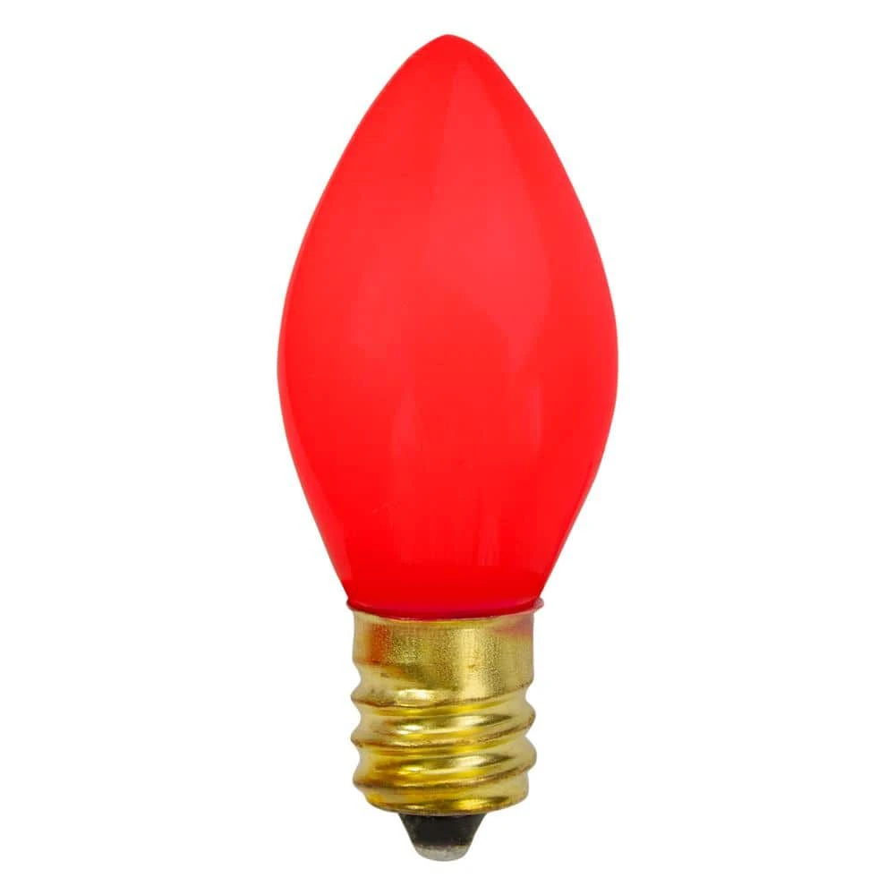 Northlight 2 In. C7 Red Opaque Christmas Replacement Bulbs (Set Of 4) 1 Northlight 2 In. C7 Red Opaque Christmas Replacement Bulbs (Set Of 4)