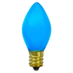 Northlight 2 In. C7 Blue Opaque Christmas Replacement Bulbs (Pack Of 4)