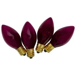 Northlight C7 Pink Twinkle Transparent Christmas Replacement Bulbs (Pack Of 4) 5 Northlight C7 Pink Twinkle Transparent Christmas Replacement Bulbs (Pack Of 4) -Northlight Shop northlight christmas light bulbs 34316491 4f 1000